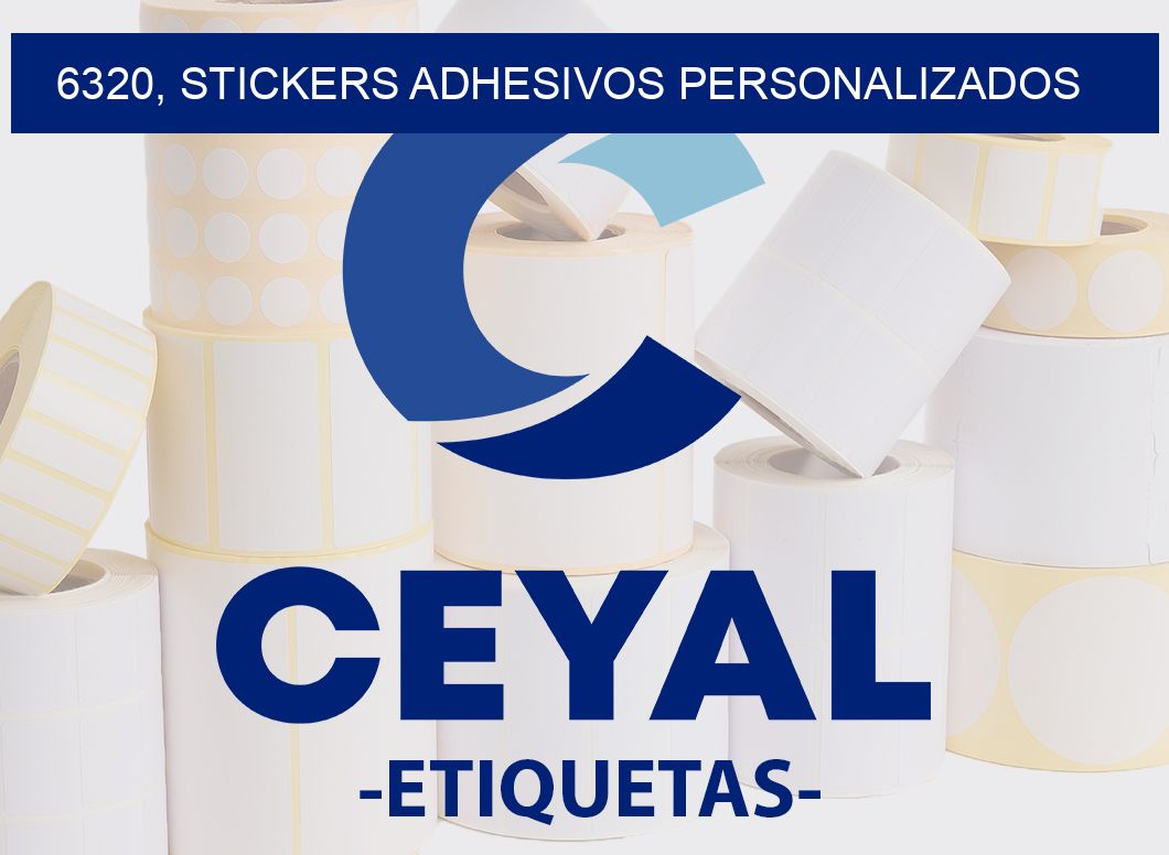 6320, stickers adhesivos personalizados