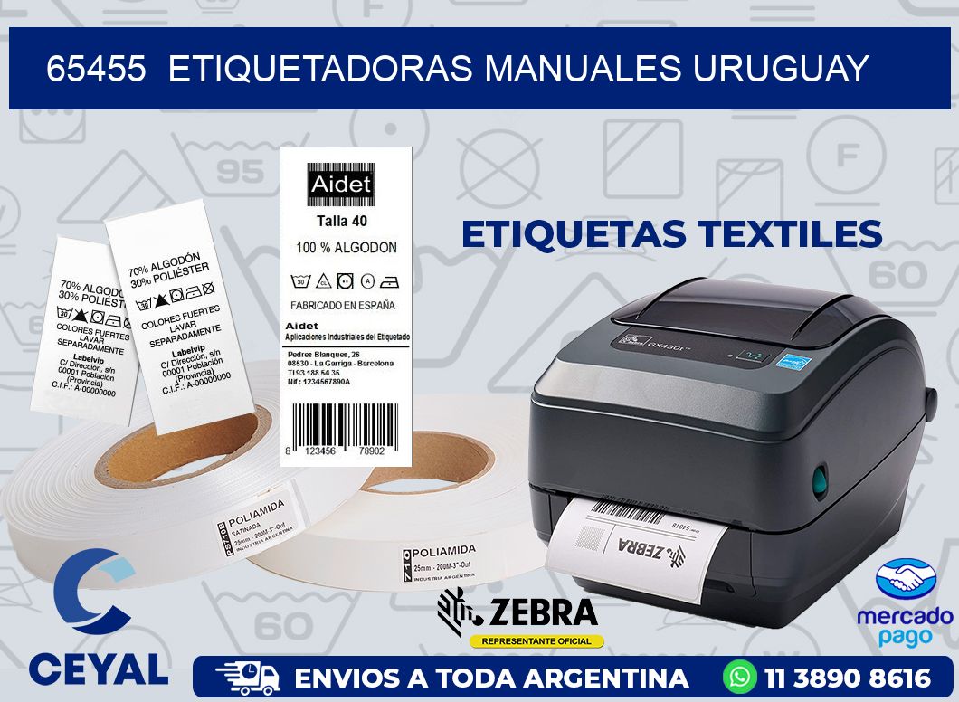 65455  ETIQUETADORAS MANUALES URUGUAY