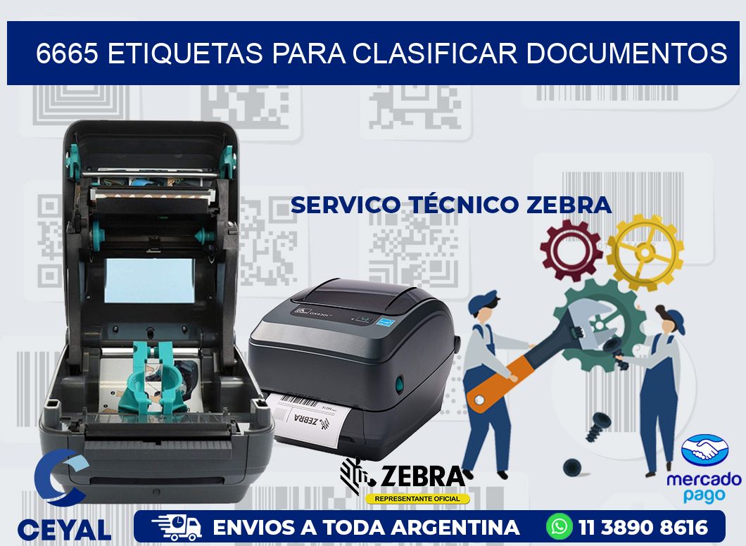 6665 ETIQUETAS PARA CLASIFICAR DOCUMENTOS