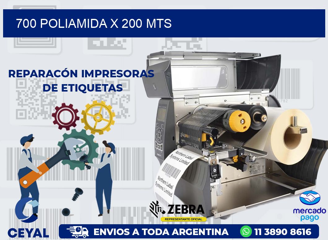 700 POLIAMIDA X 200 MTS