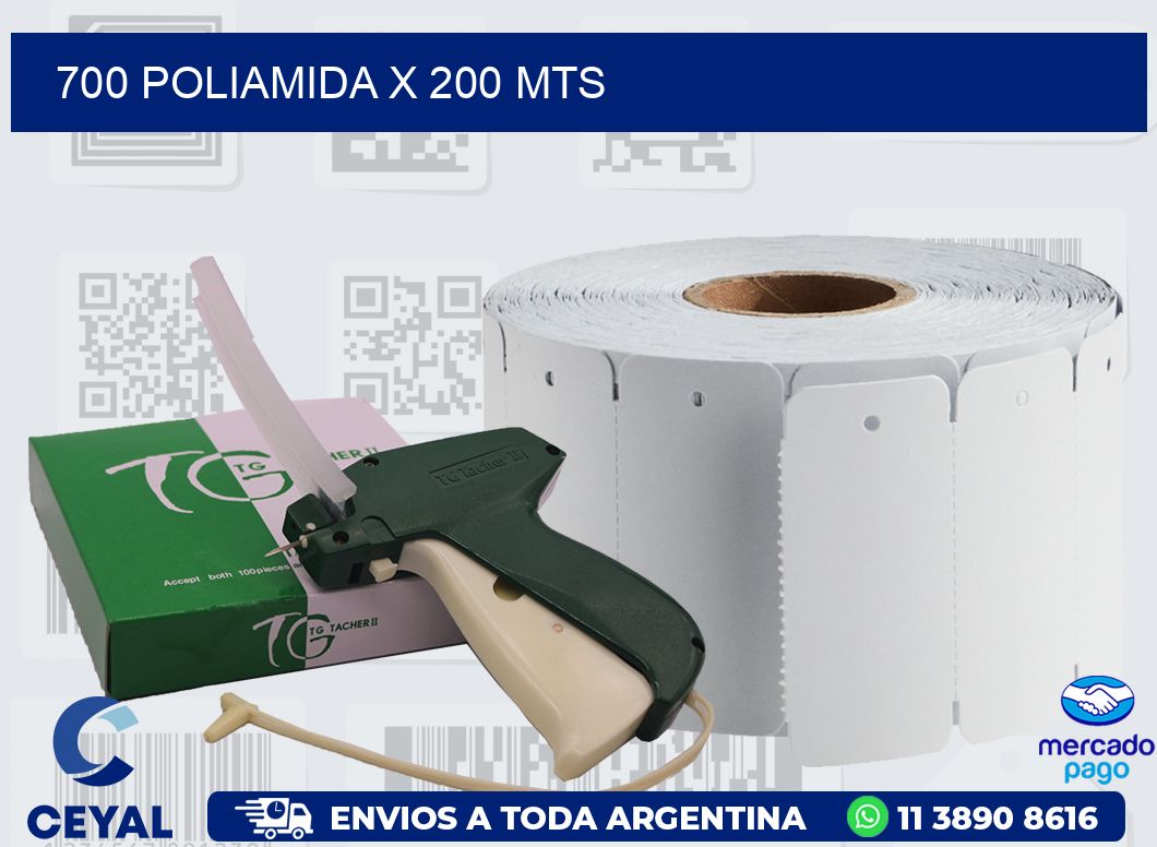 700 POLIAMIDA X 200 MTS