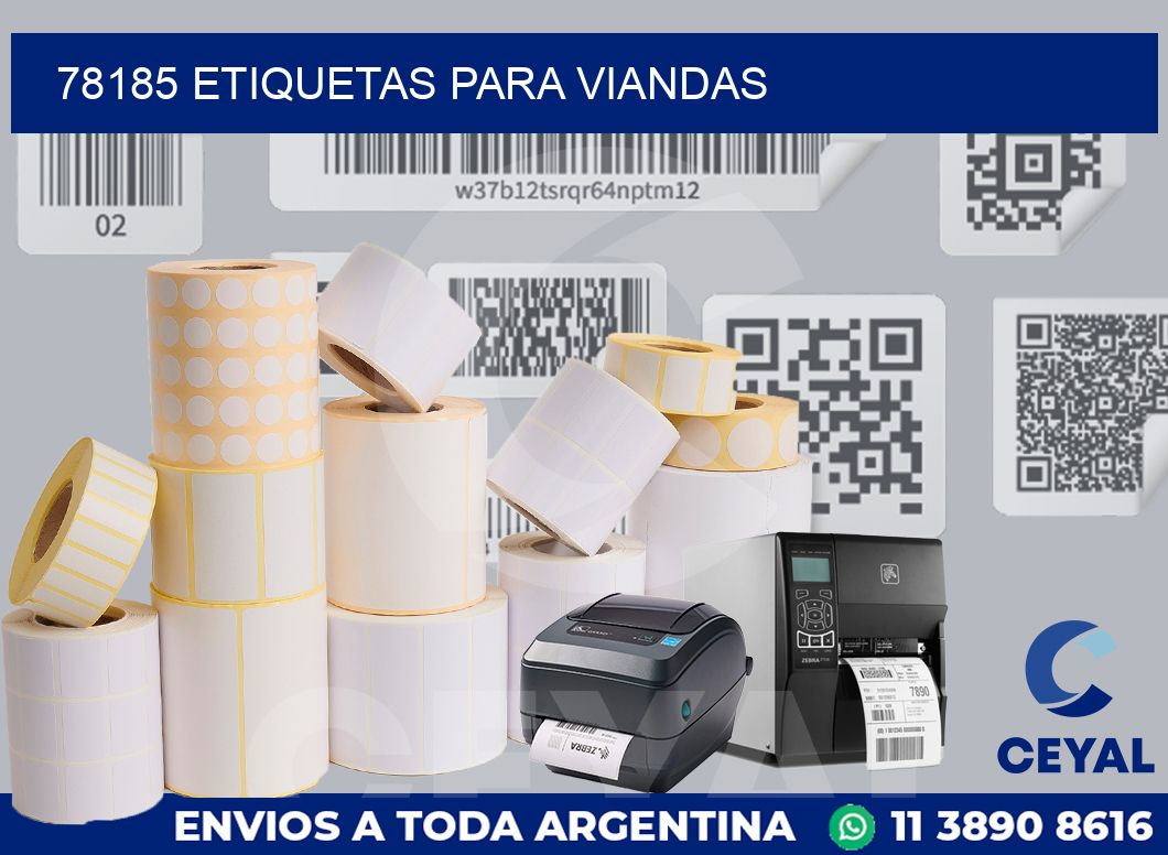 78185 ETIQUETAS PARA VIANDAS
