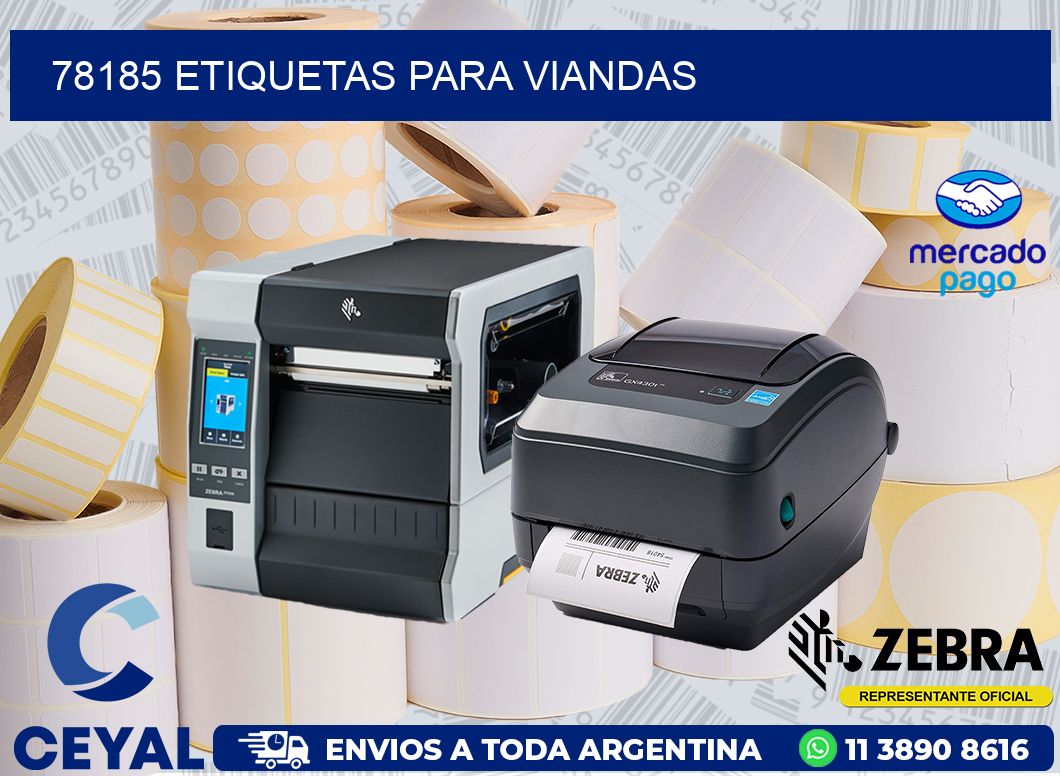 78185 ETIQUETAS PARA VIANDAS
