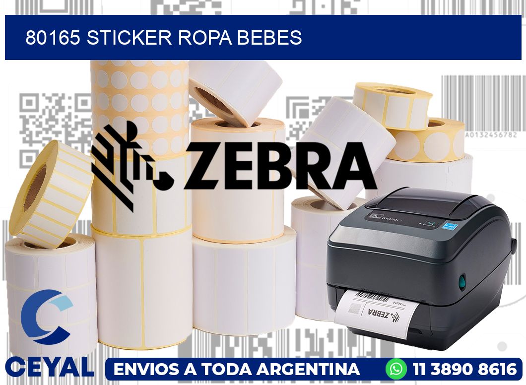 80165 STICKER ROPA BEBES
