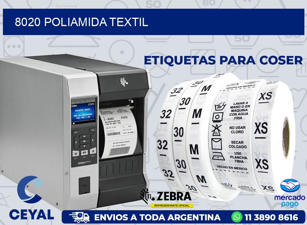8020 POLIAMIDA TEXTIL
