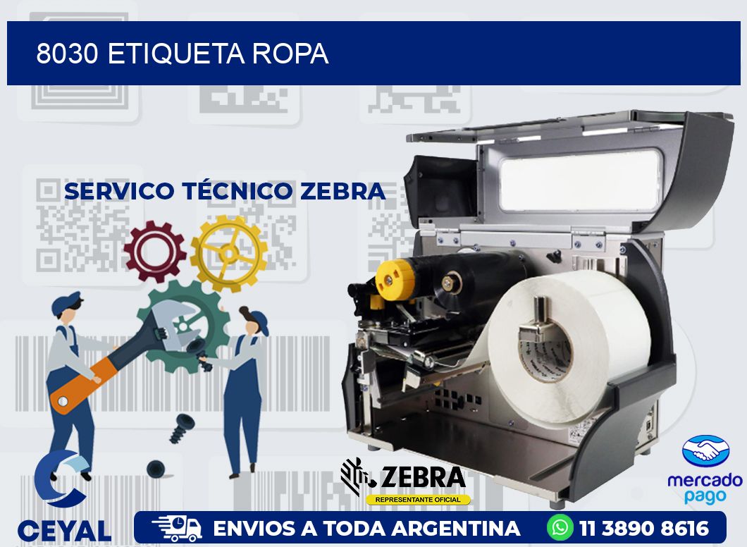 8030 ETIQUETA ROPA