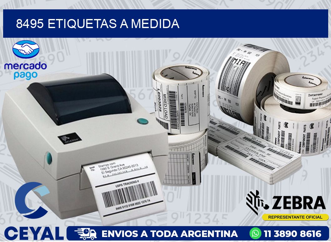 8495 ETIQUETAS A MEDIDA