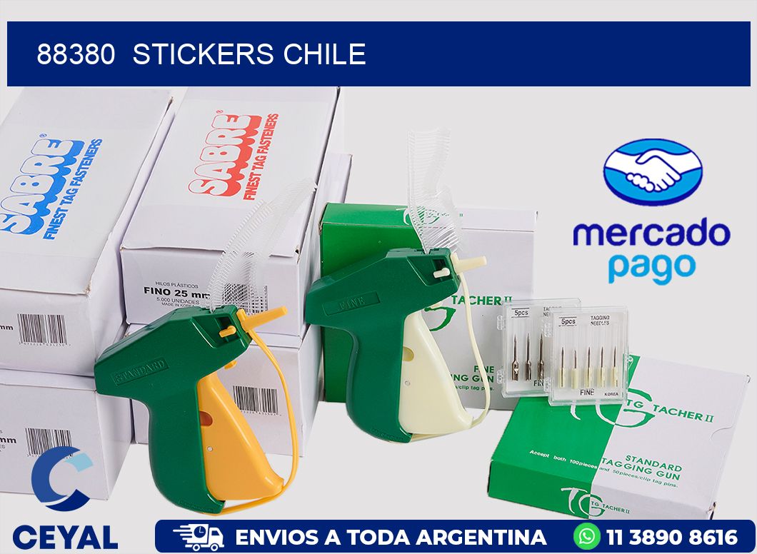 88380  STICKERS CHILE