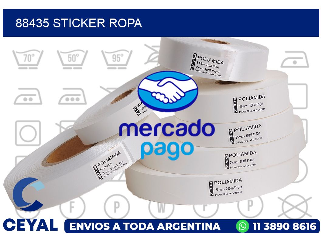 88435 STICKER ROPA