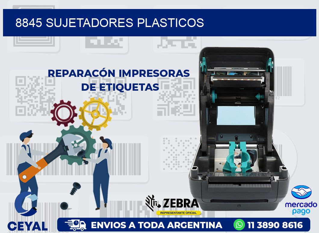 8845 SUJETADORES PLASTICOS