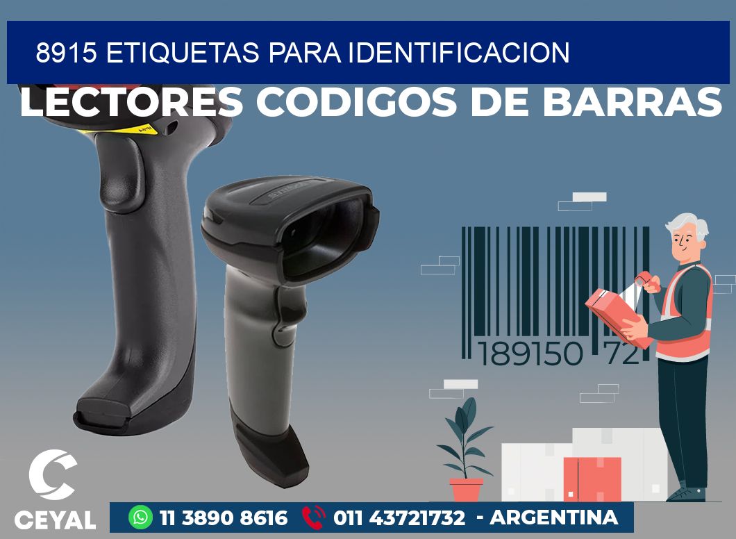 8915 ETIQUETAS PARA IDENTIFICACION