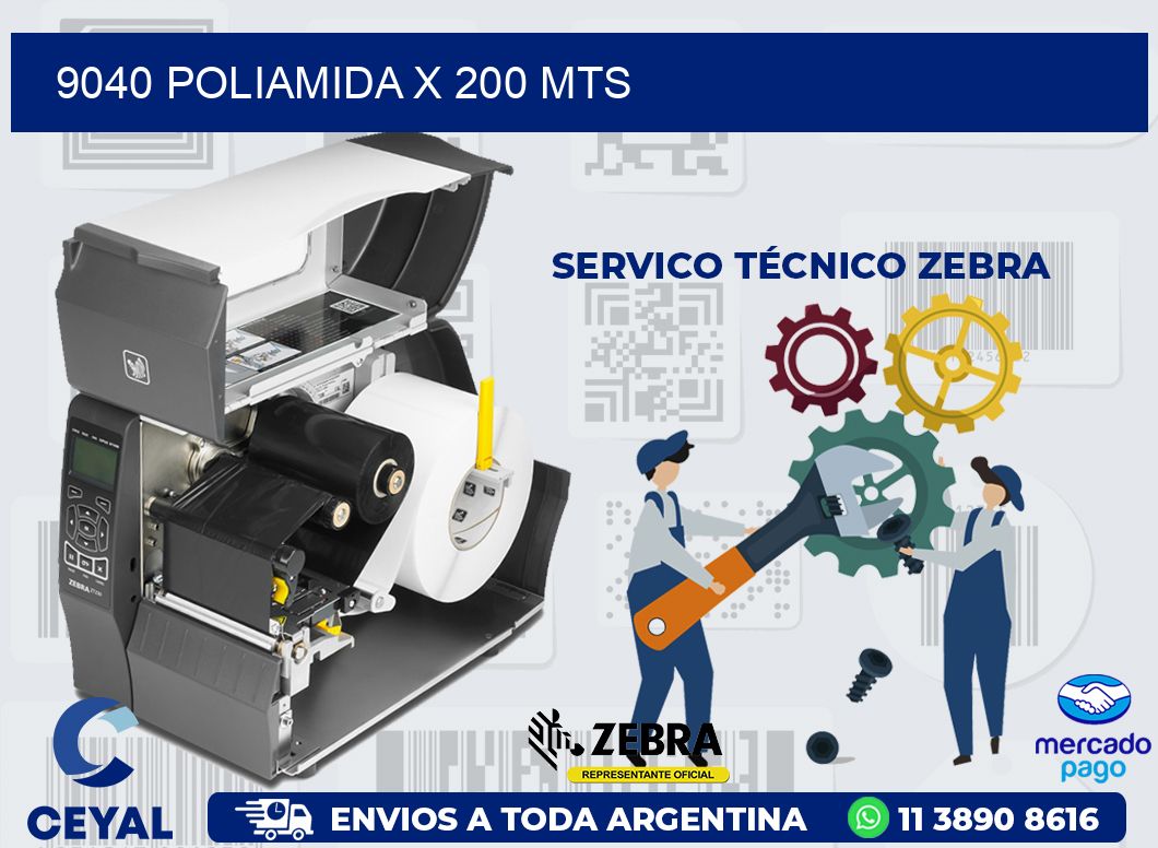 9040 POLIAMIDA X 200 MTS