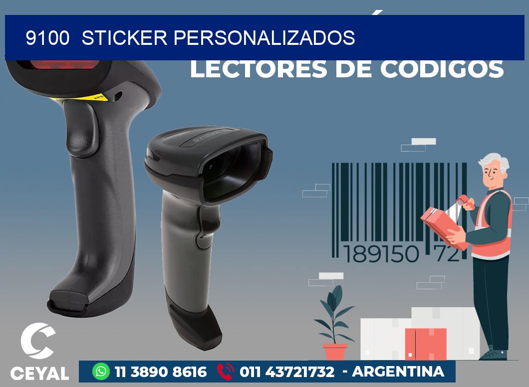 9100  sticker personalizados