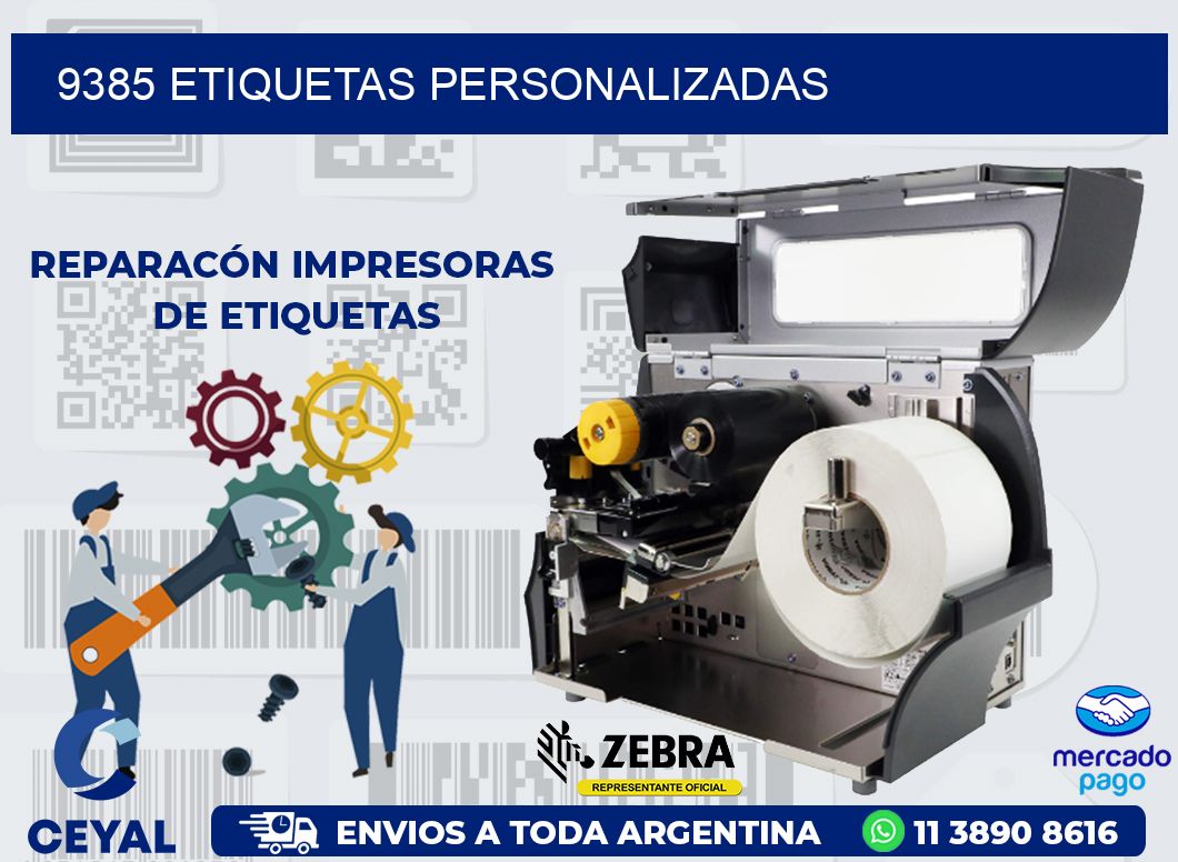 9385 ETIQUETAS PERSONALIZADAS