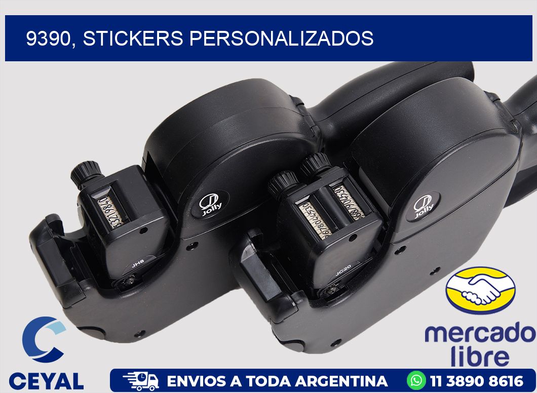 9390, stickers personalizados
