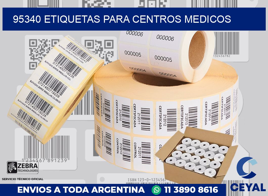95340 ETIQUETAS PARA CENTROS MEDICOS