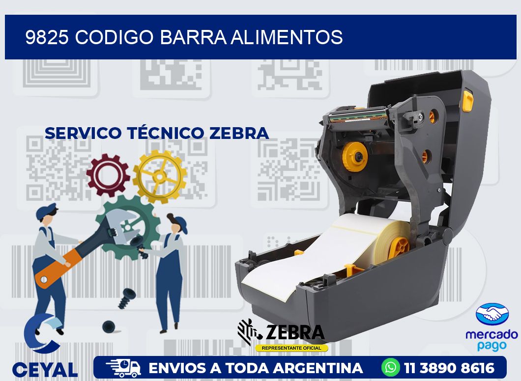 9825 CODIGO BARRA ALIMENTOS
