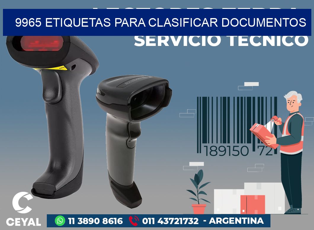 9965 ETIQUETAS PARA CLASIFICAR DOCUMENTOS