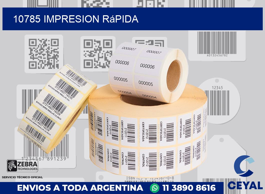 10785 impresion rápida