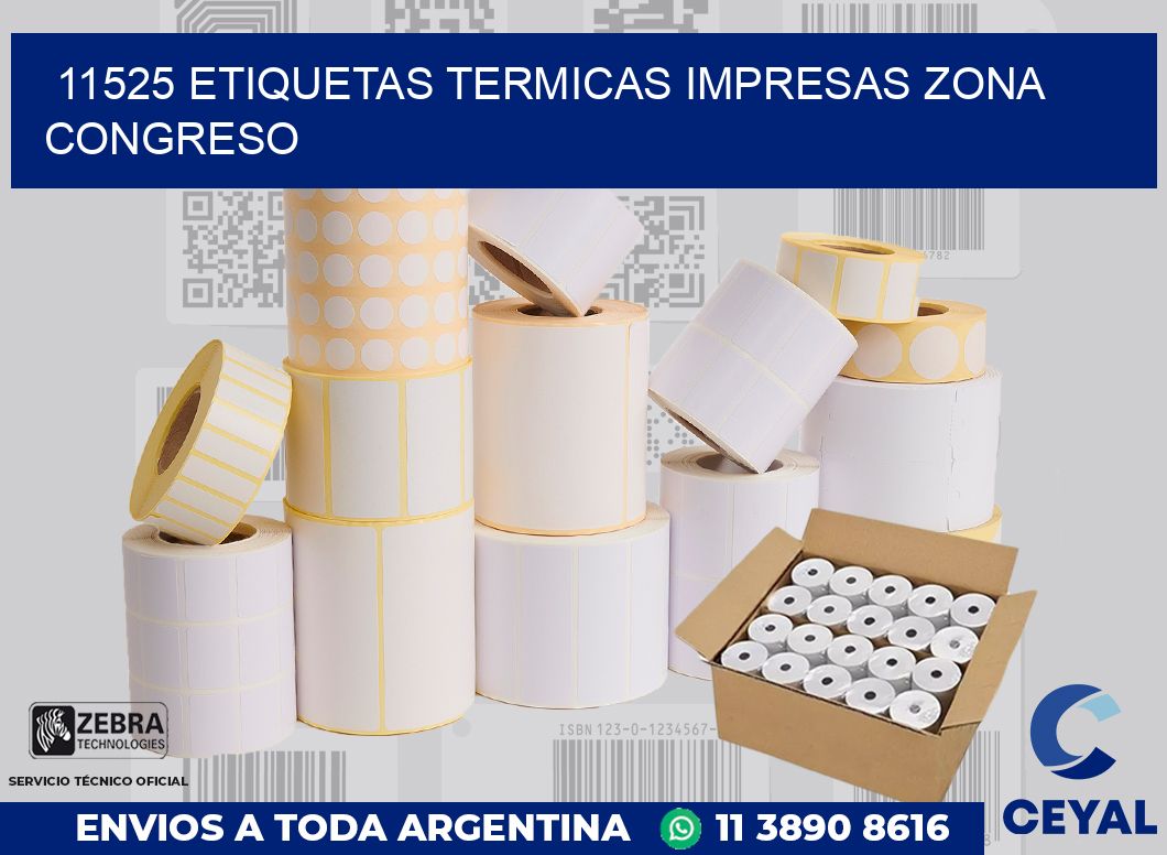 11525 ETIQUETAS TERMICAS IMPRESAS ZONA CONGRESO