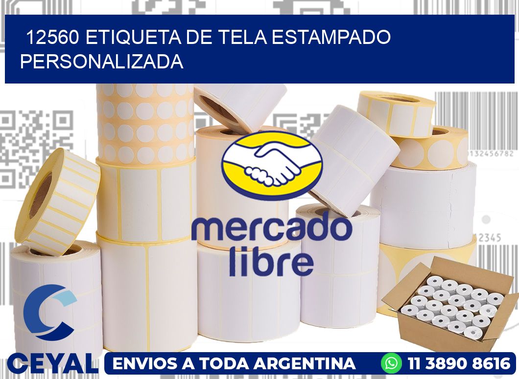 12560 ETIQUETA DE TELA ESTAMPADO PERSONALIZADA