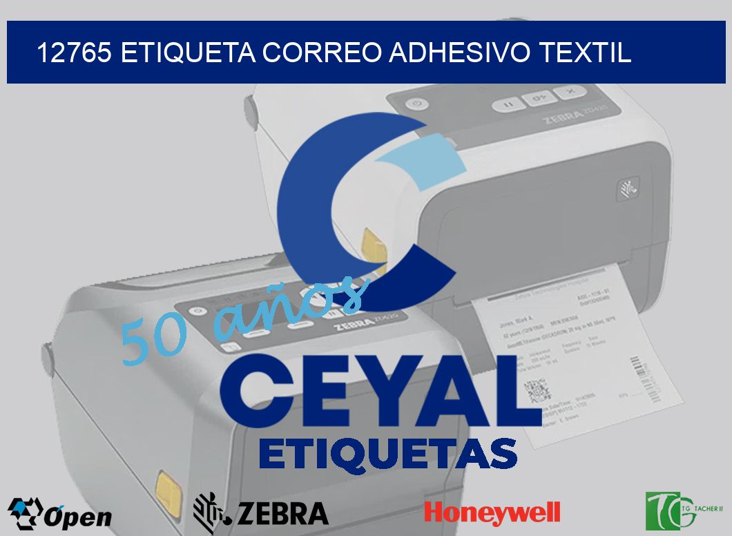 12765 ETIQUETA CORREO ADHESIVO TEXTIL