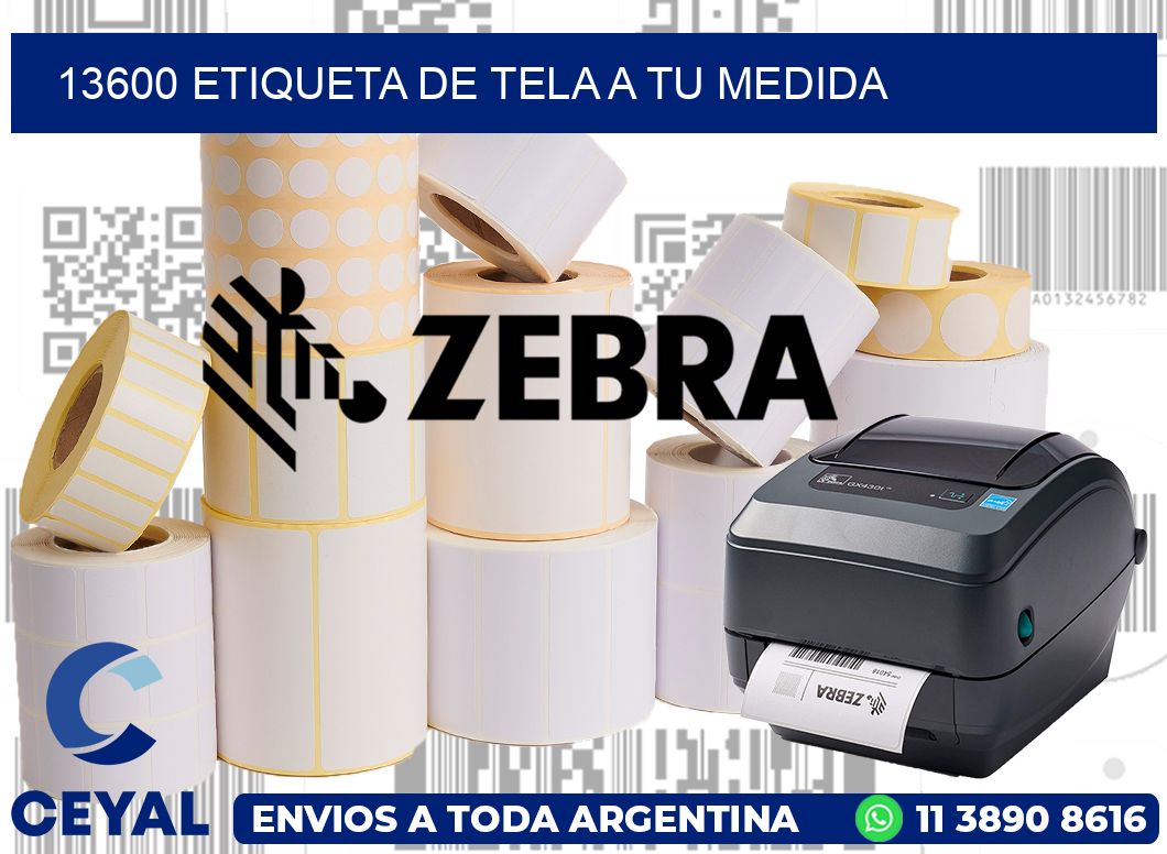 13600 ETIQUETA DE TELA A TU MEDIDA