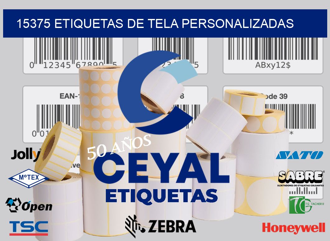 15375 ETIQUETAS DE TELA PERSONALIZADAS