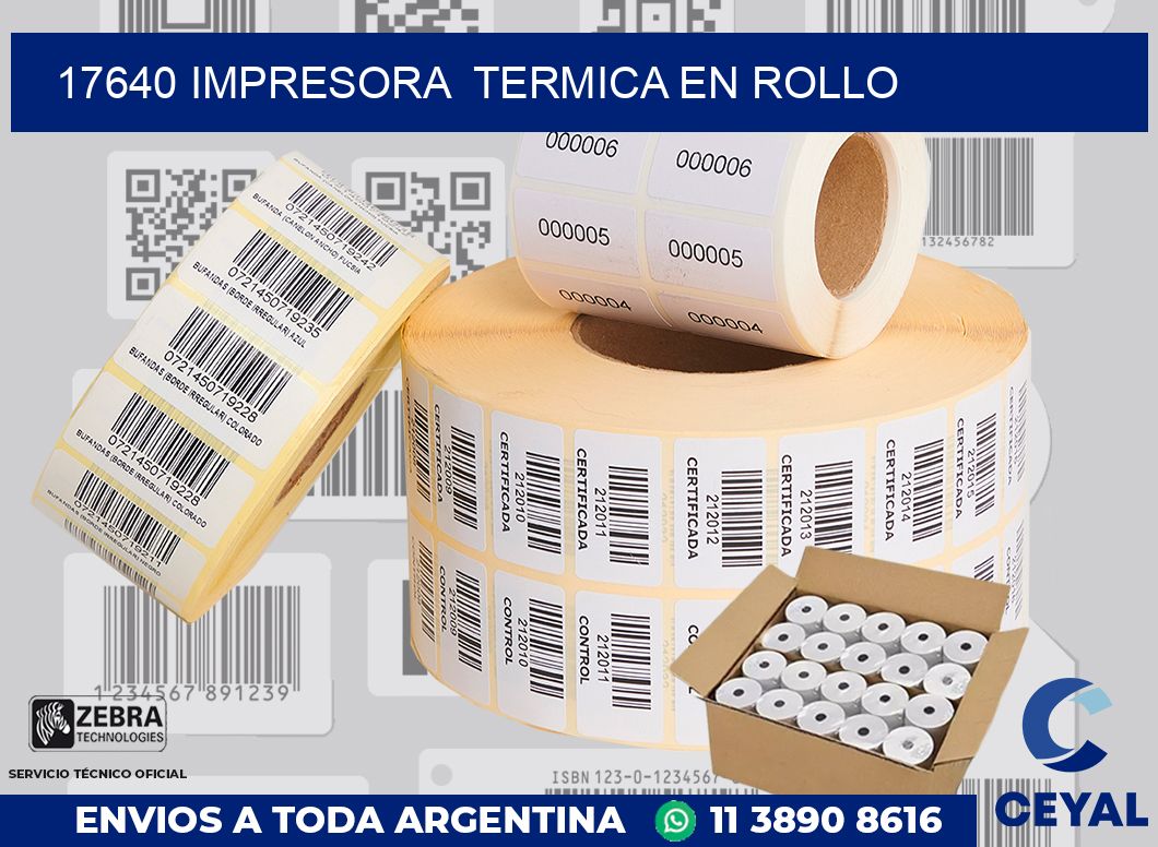 17640 impresora  termica en rollo
