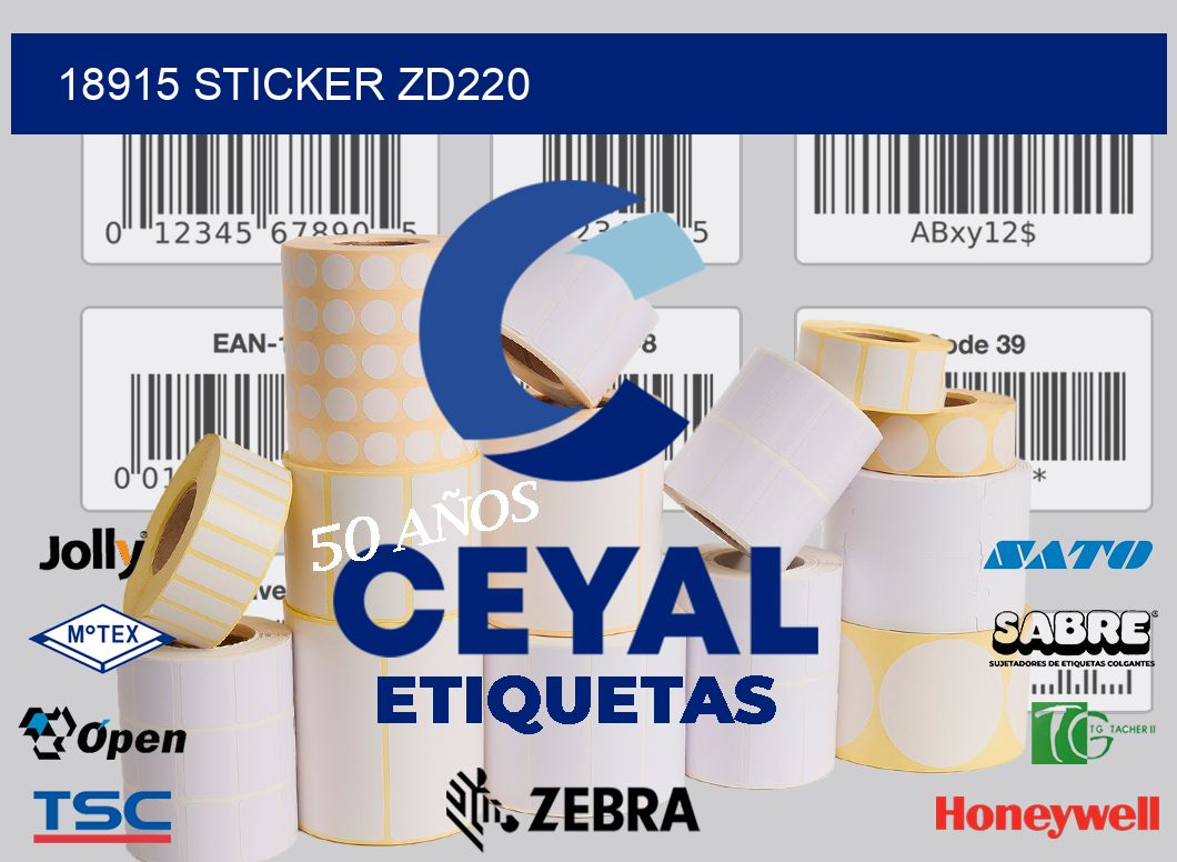 18915 STICKER ZD220