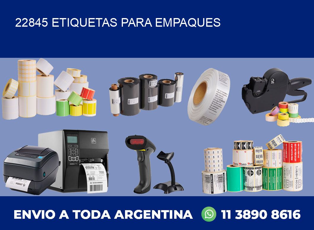 22845 ETIQUETAS PARA EMPAQUES