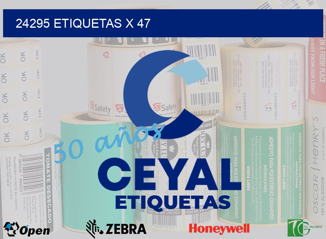 24295 Etiquetas x 47
