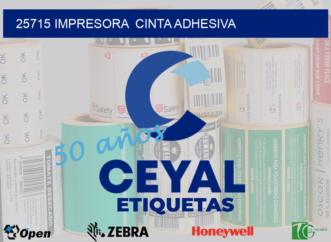 25715 impresora  cinta adhesiva