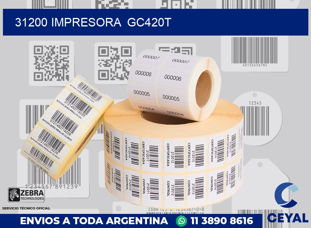 31200 impresora  gc420t