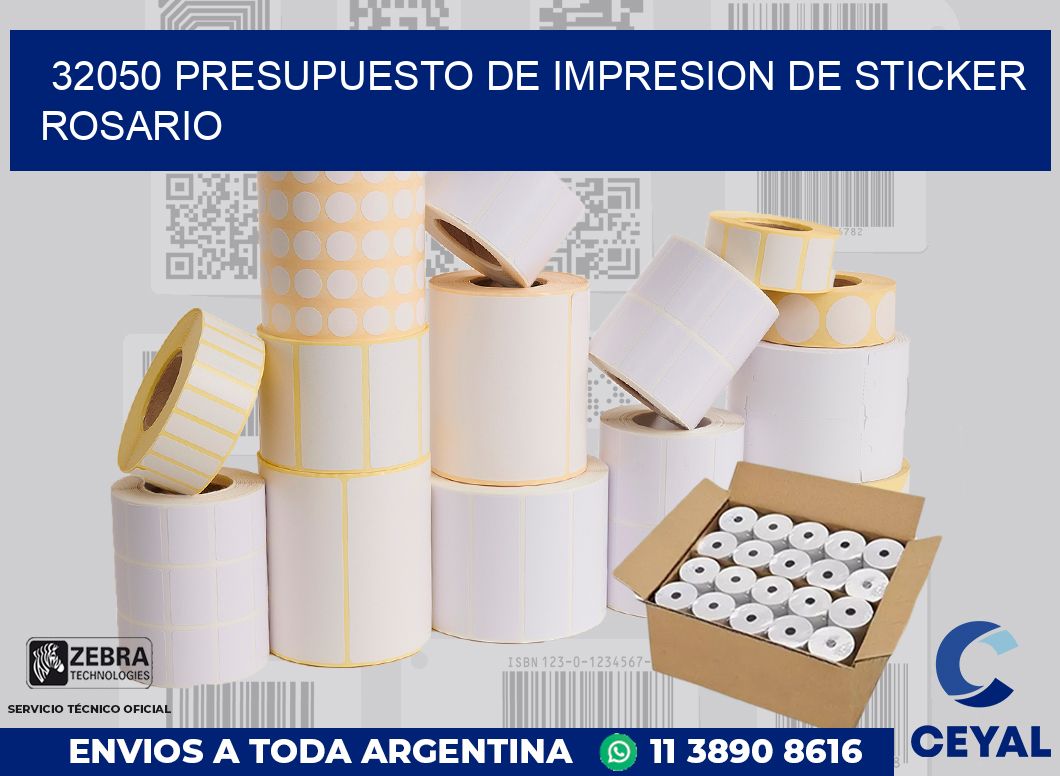 32050 PRESUPUESTO DE IMPRESION DE STICKER ROSARIO