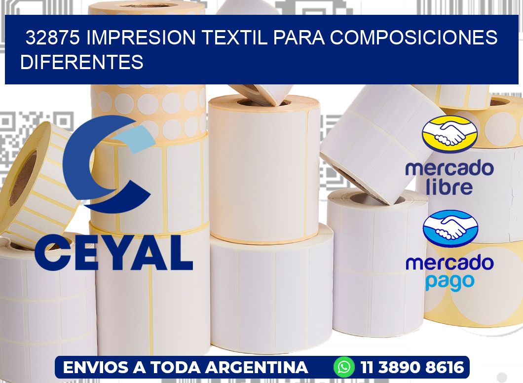 32875 IMPRESION TEXTIL PARA COMPOSICIONES DIFERENTES