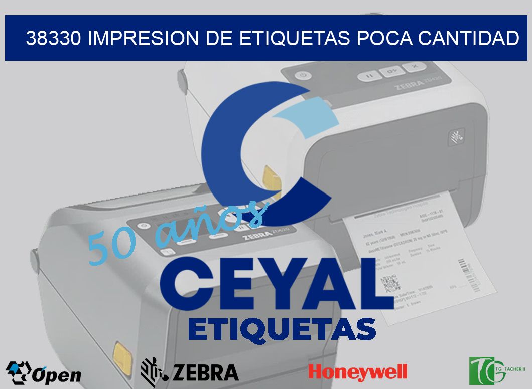 38330 IMPRESION DE ETIQUETAS POCA CANTIDAD