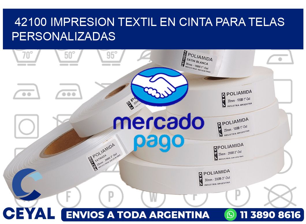 42100 IMPRESION TEXTIL EN CINTA PARA TELAS PERSONALIZADAS