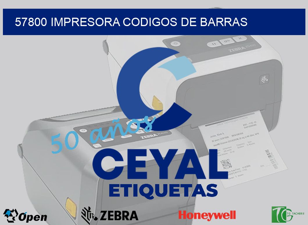57800 impresora codigos de barras