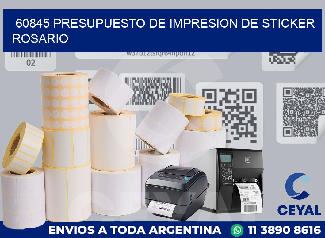 60845 PRESUPUESTO DE IMPRESION DE STICKER ROSARIO