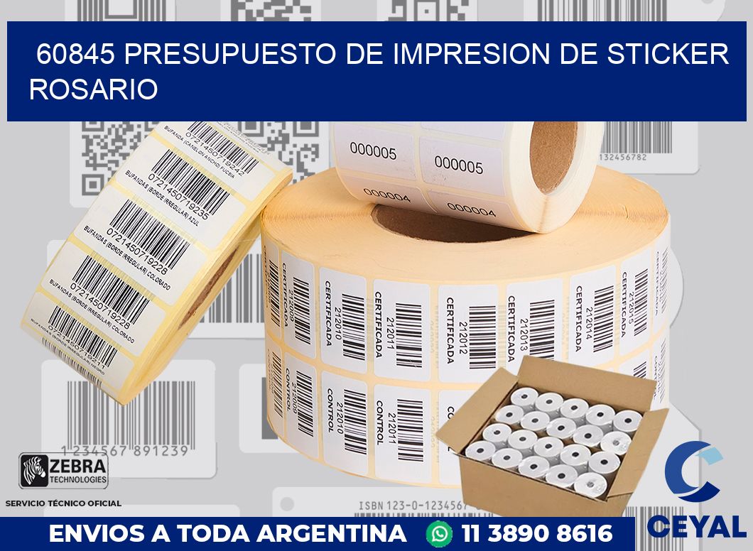 60845 PRESUPUESTO DE IMPRESION DE STICKER ROSARIO