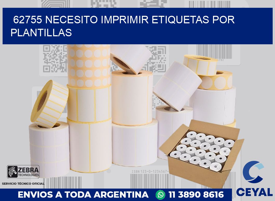 62755 NECESITO IMPRIMIR ETIQUETAS POR PLANTILLAS