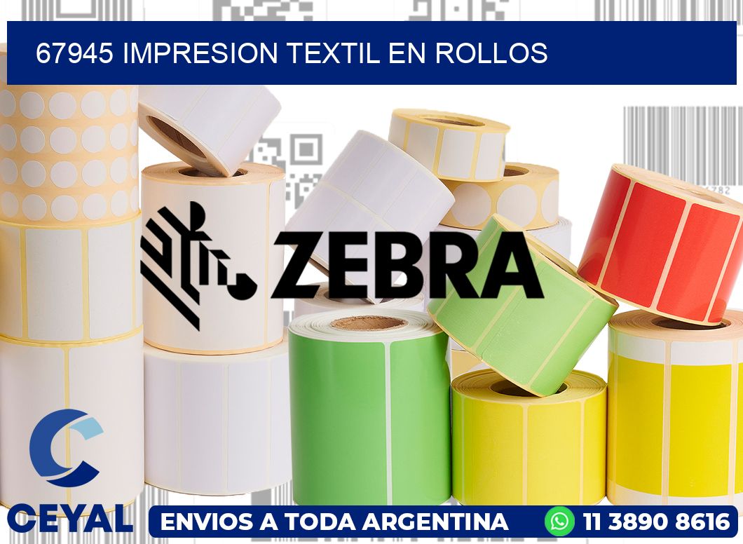 67945 IMPRESION TEXTIL EN ROLLOS