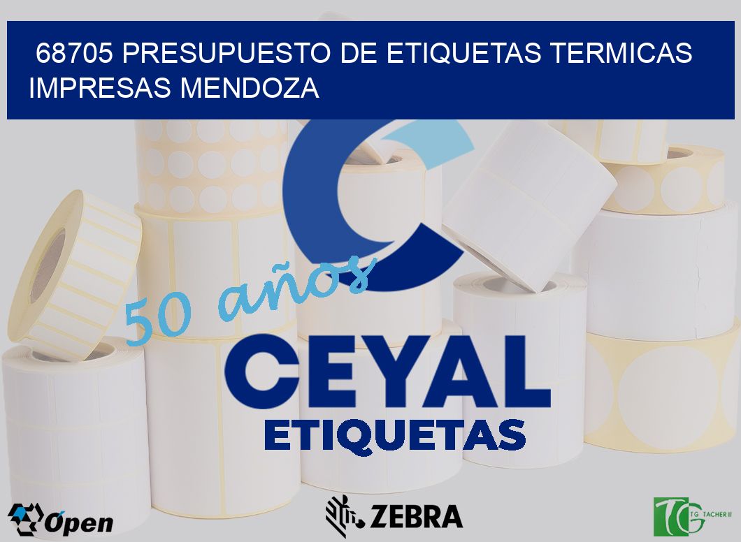 68705 PRESUPUESTO DE ETIQUETAS TERMICAS IMPRESAS MENDOZA