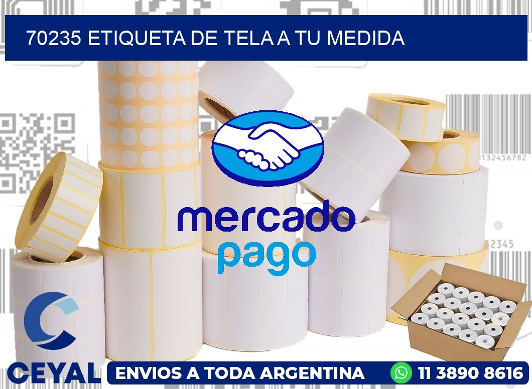 70235 ETIQUETA DE TELA A TU MEDIDA