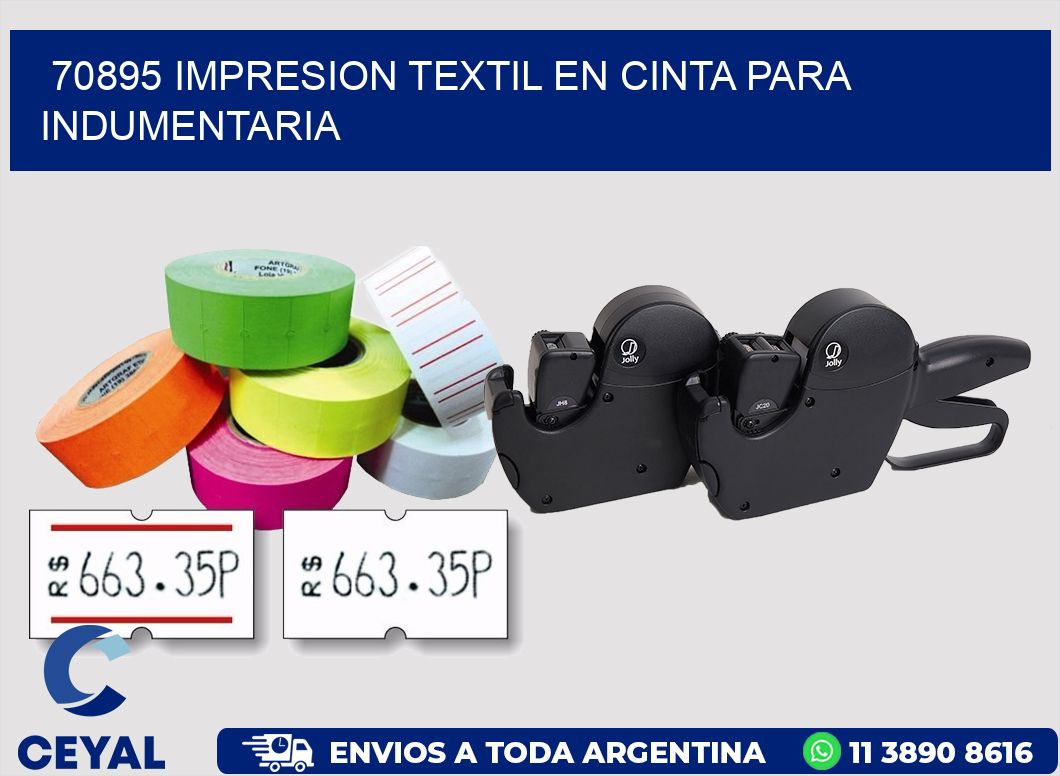 70895 IMPRESION TEXTIL EN CINTA PARA INDUMENTARIA