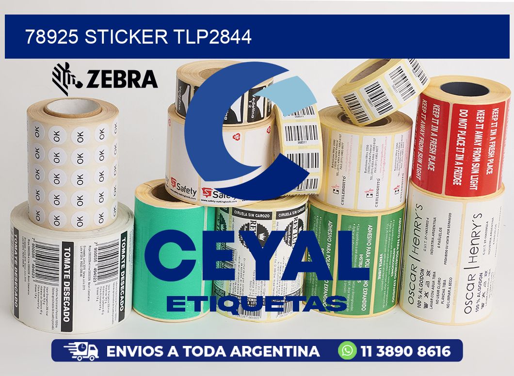 78925 STICKER TLP2844