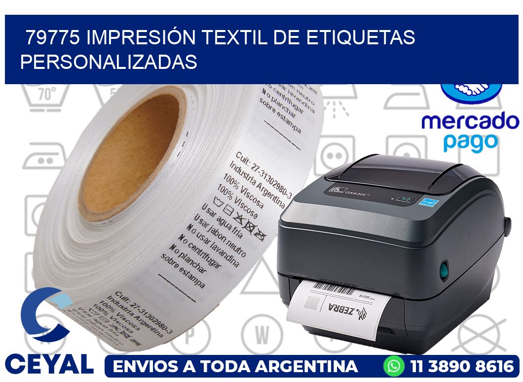 79775 IMPRESIÓN TEXTIL DE ETIQUETAS PERSONALIZADAS
