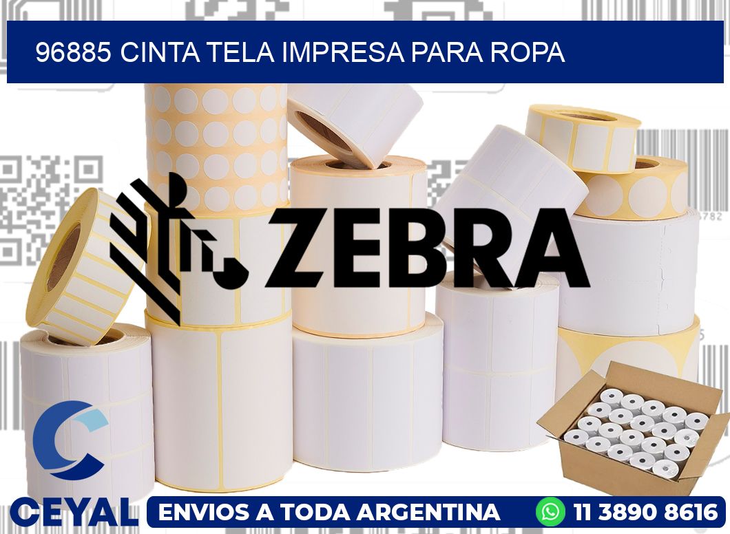 96885 CINTA TELA IMPRESA PARA ROPA