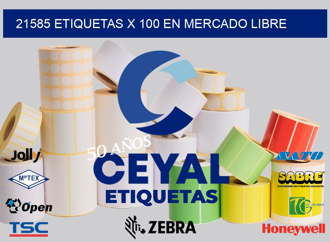21585 ETIQUETAS X 100 EN MERCADO LIBRE
